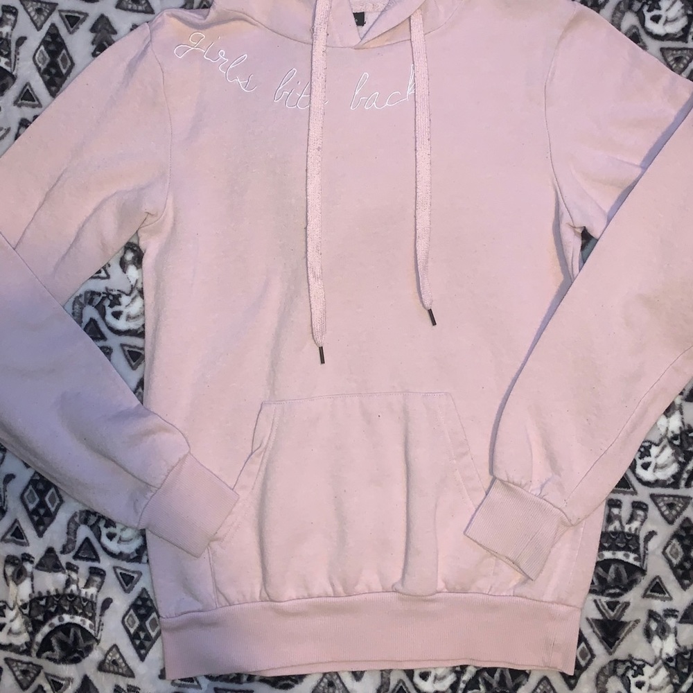 “girls bite back” hoodie